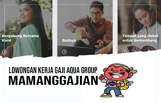 Lowongan Kerja Gaji Aqua Group