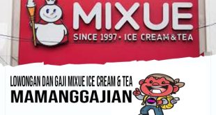 Lowongan dan Gaji Mixue Ice Cream & Tea