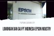 Lowongan dan Gaji PT Indonesia Epson Industry