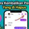 Cara Mengembalikan Pesan Messenger Terhapus dengan Mudah