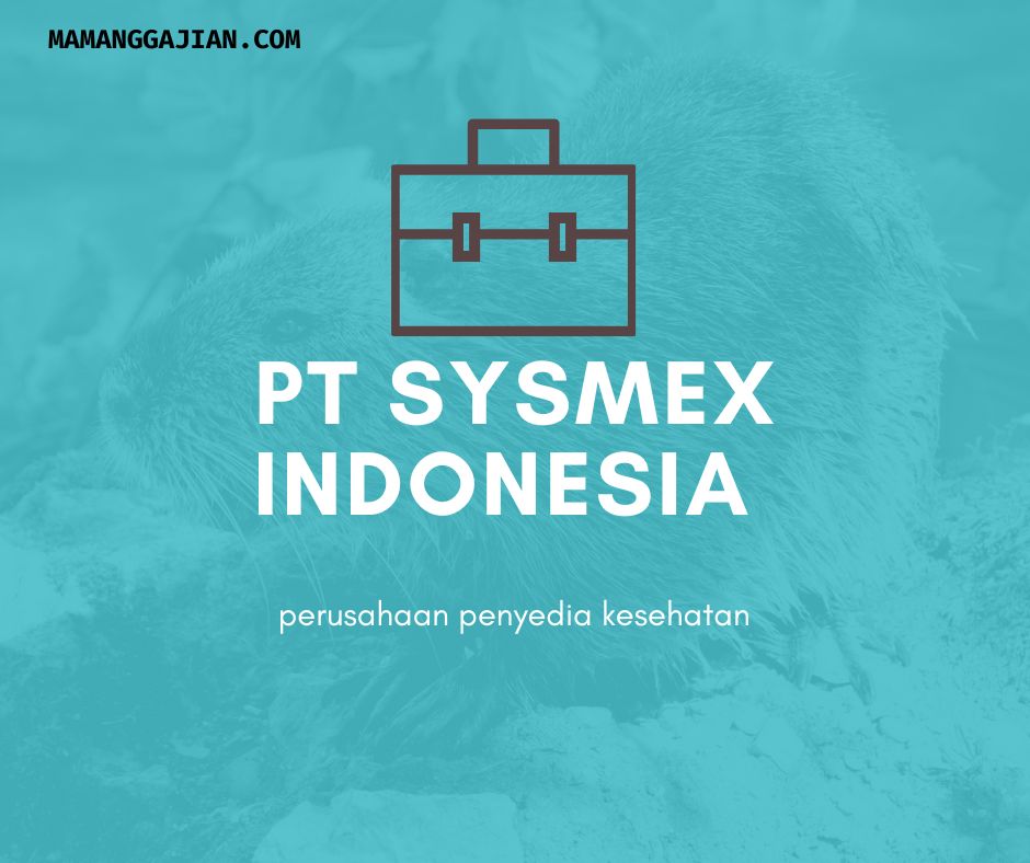 Gaji PT Sysmex Indonesia 2024