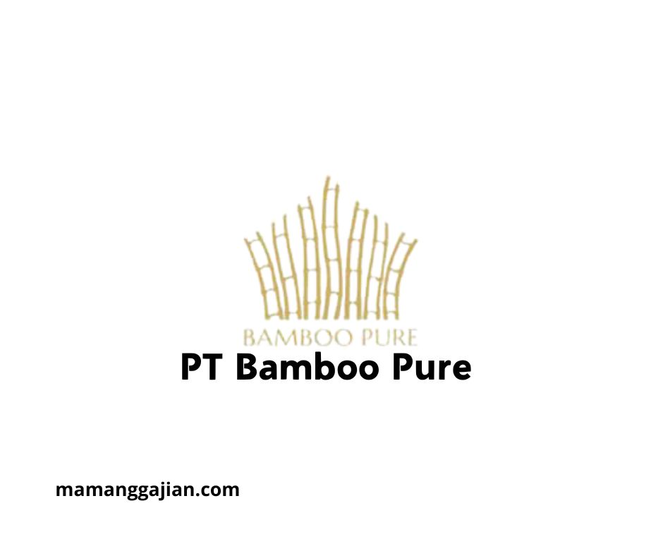 Gaji PT Bamboo Pure 2024